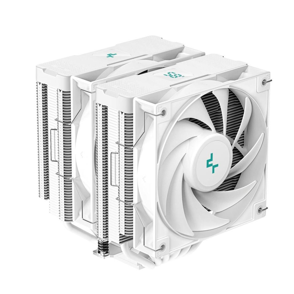 Tản nhiệt khí Deepcool AG620 Digital WH ARGB - Trắng, nhập khẩu | Hai tháp, hiển thị nhiệt độ