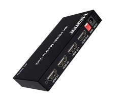 Bộ chia HDMI Matrix 2 vào 2 ra 4K 60Hz HDMI 2.0 hỗ trợ HDR - DTECH DT-7442W