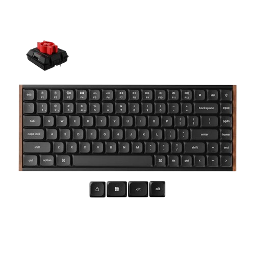Bàn phím không dây Keychron K3U-H1 Red Switch Black