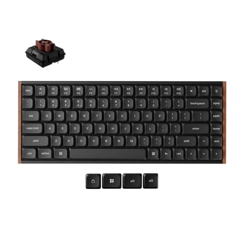 Bàn phím không dây Keychron K3U-H3 Brown Switch Black