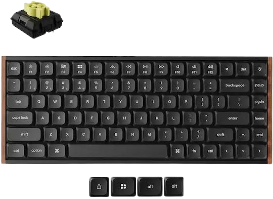 Bàn phím không dây Keychron K3U-H4 Banana Switch Black