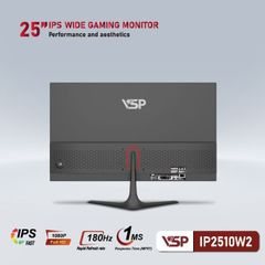 Màn hình VSP IP2510W2 - Đen | 24.5 inch, Full HD, Fast IPS, 180Hz, 1ms, phẳng