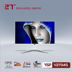 Màn hình VSP V2704S Trắng 27 inch/ Full HD/ IPS/ 75Hz/ 5ms/ phẳng