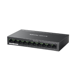 Switch Mercusys 10 Cổng 10/100M (với 8 cổng cổng PoE+) MS110P