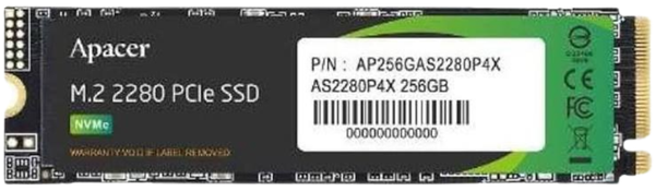 Ổ cứng SSD Apacer AS2280P4X M.2 PCIe Gen 3 x 4 256GB AP256GAS2280P4X-1