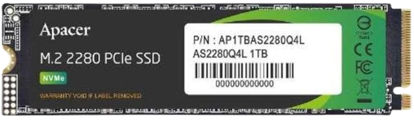 Ổ cứng SSD Apacer AS2280Q4L M.2 PCIe Gen 4 x 4 1TB AP1TBAS2280Q4L-1