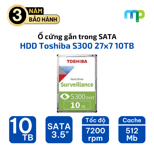Ổ cứng HDD Toshiba 10TB 3.5