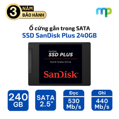 Ổ cứng gắn trong SSD SanDisk Plus 240GB (SDSSDA-240G-G26)