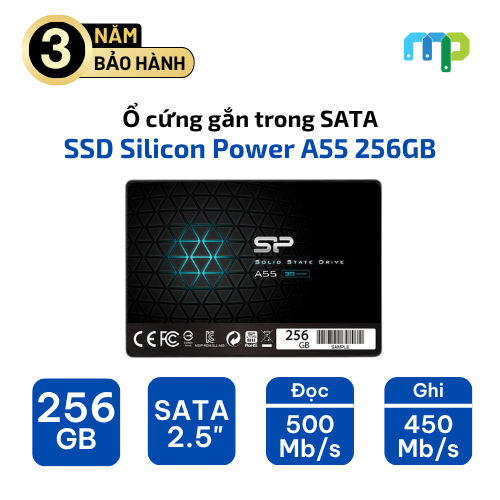 Ổ cứng SSD Silicon Power A55 256GB SP256GBSS3A55S25