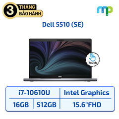 Laptop Dell 5510 I7-10610U/16GB/SSD 512GB/15.6