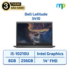 Laptop Dell Latitude 3410 I5-10210U/8GB/SSD 256GB/14