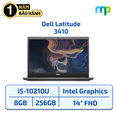 Laptop Dell Latitude 3410 I5-10210U/8GB/SSD 256GB/14