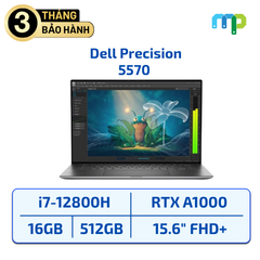 Laptop Dell Precision 5570 I7-12800H/16GB/SSD 512GB/RTX A1000/15.6