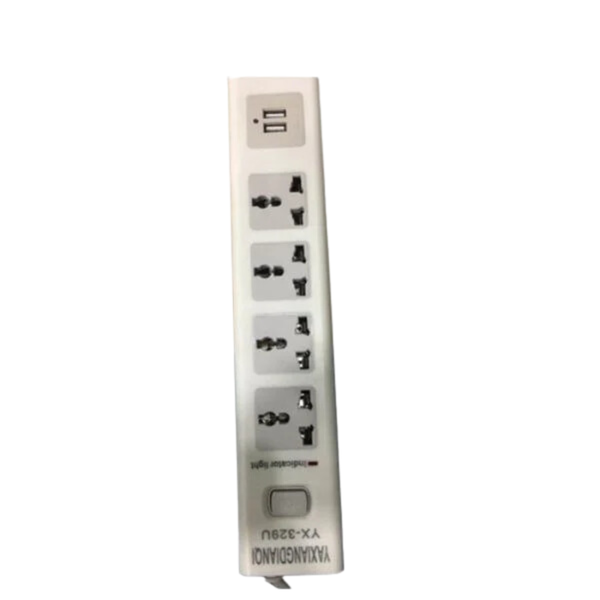 Ổ cắm điện 329U đa năng tích hợp 2 cổng sạc điện thoại USB
