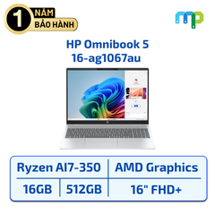 Laptop HP Omnibook 5 16-ag1067au Ryzen AI7-350/16GB/SSD 512GB/16.0