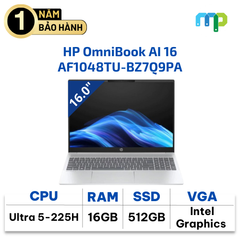 Laptop HP OmniBook 5 AI 16-AF1048TU (Ultra 5 225U/16GB/512GB/16.0
