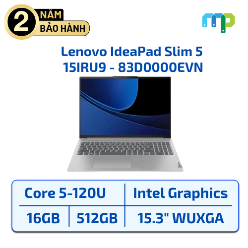 Laptop Lenovo IdeaPad Slim 5 15IRU9 Core 5-120U/16GB/512GB/Win 11/15.3