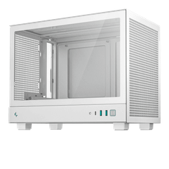 Thùng máy Deepcool CH160 WH Glass Mini-ITX | Trắng, không kèm fan