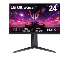 Màn hình Gaming LG 24GS65F-B.ATV 24.8 inch/ Full HD/ IPS/ 180Hz/ 1ms/ chân xoay