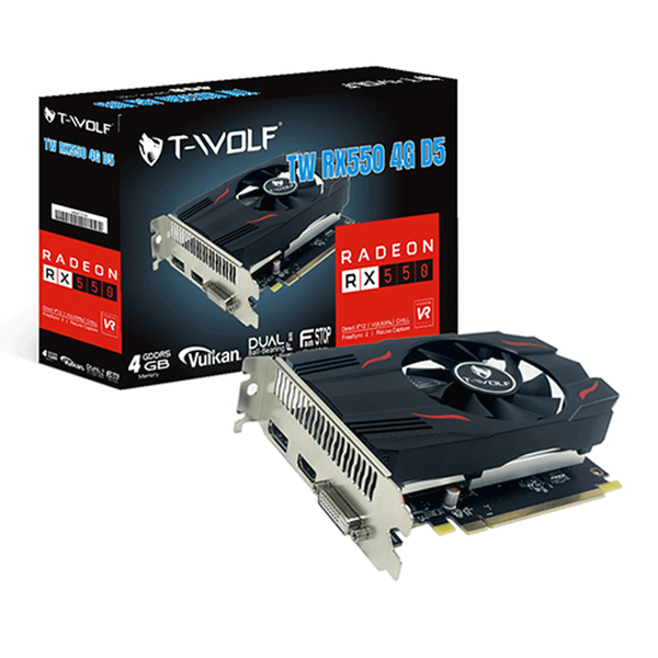 Card màn hình (Amd) Tw-Rx550 4G D5  Dual