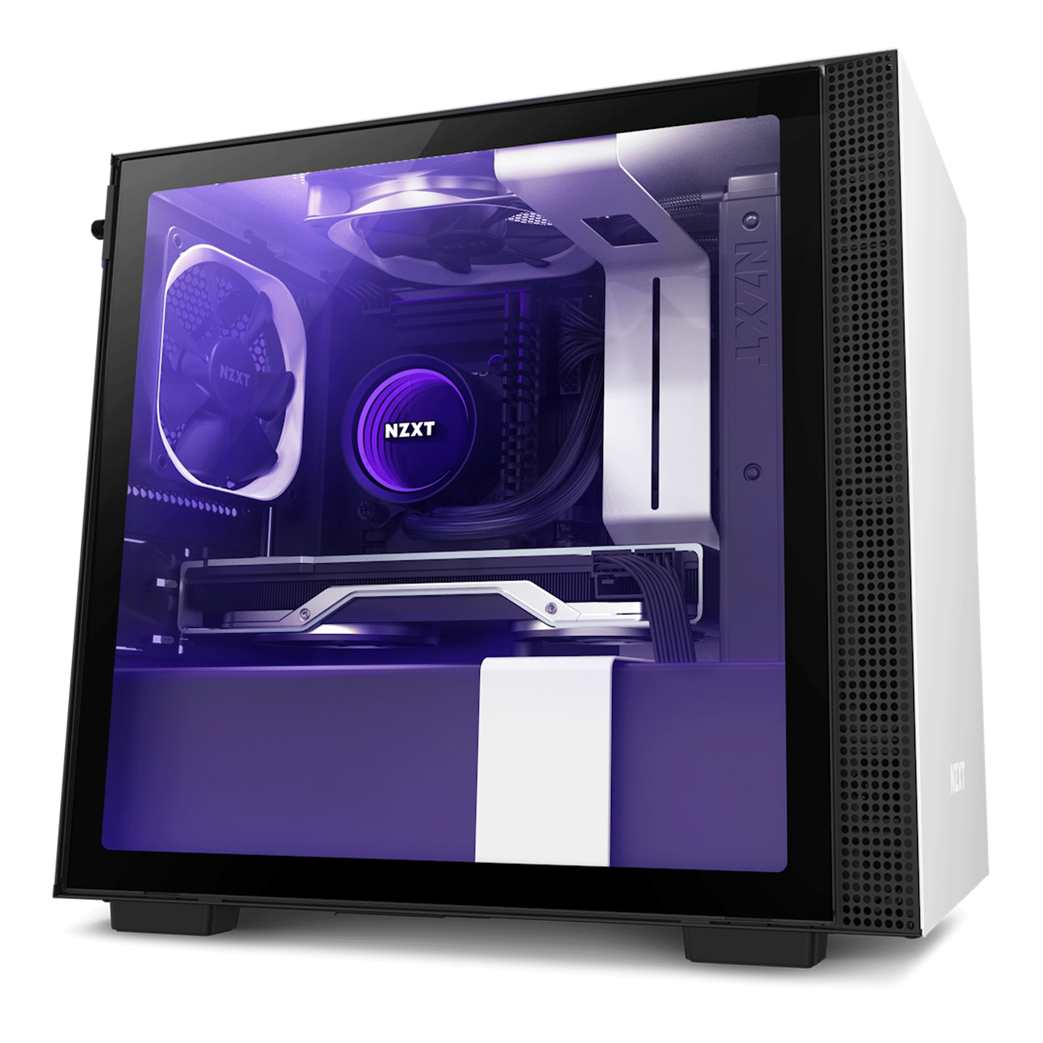 Itx Case Nzxt H510 Mini Itx Case NZXT H210 Black/White – CA-H210B
