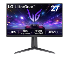 Màn hình Gaming LG 27GS65F-B.ATV 27 inch/ Full HD/ IPS/ 180Hz/ 1ms/ chân xoay