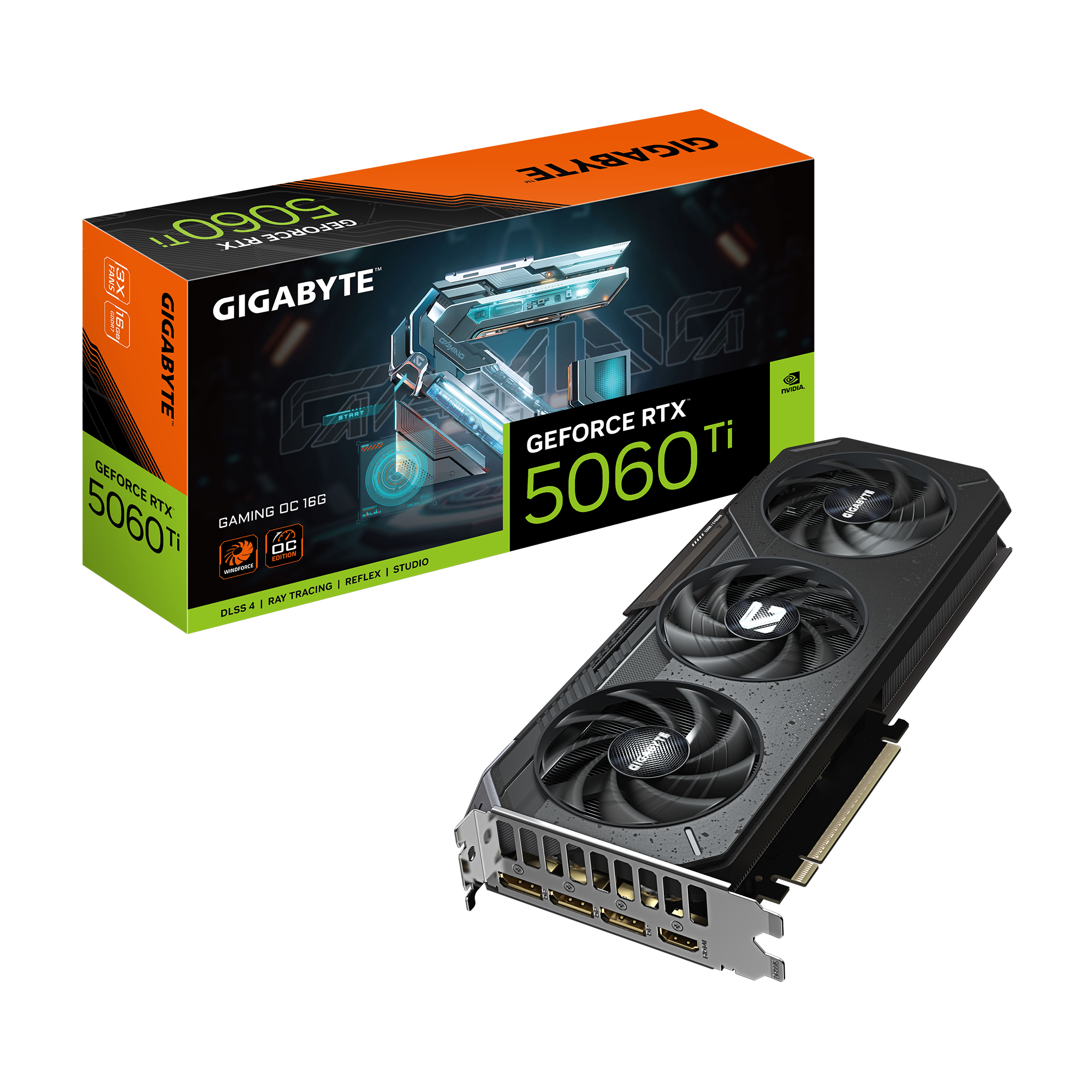 Card màn hình Gigabyte GeForce RTX™ 5060 Ti GAMING OC 16G