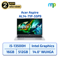 Laptop Acer Aspire AS AL14-71P-55P9 I5-13500H/ 16GB/ SSD 512GB/14.0