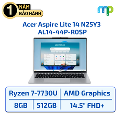 Laptop Acer Aspire Lite 14 N25Y3 AL14-44P-R0SP Ryzen 7-7730U/8GB/SSD 512GB/UMA/14.5