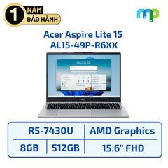 Laptop Acer Aspire Lite 15 AL15-49P-R6XX R5-7430U/8GB/SSD 512GB/15.6