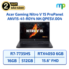 Laptop Acer Gaming Nitro V 15 ProPanel ANV15-41-R0Y4 R7-7735HS/16GB/512GB SSD/15.6