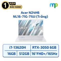 Laptop Acer N24H6 I7-13620H/16GB/SSD 512GB/RTX 3050 6GB/16