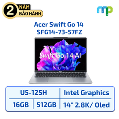 Laptop Acer Swift Go 14 SFG14-73-57FZ U5-125H/16GB/SSD 512GB/14