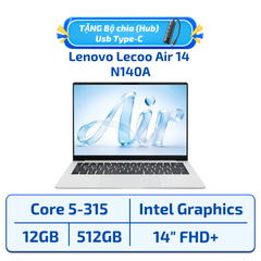 Laptop Lenovo Lecoo Air 14 N140A Core 5-315/12GB/SSD 512GB/14