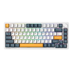 Bàn phím cơ không dây Machenike K600 B82W Wireless/Tri-mode/ RGB/ White-Blue/ GR Silver Switch