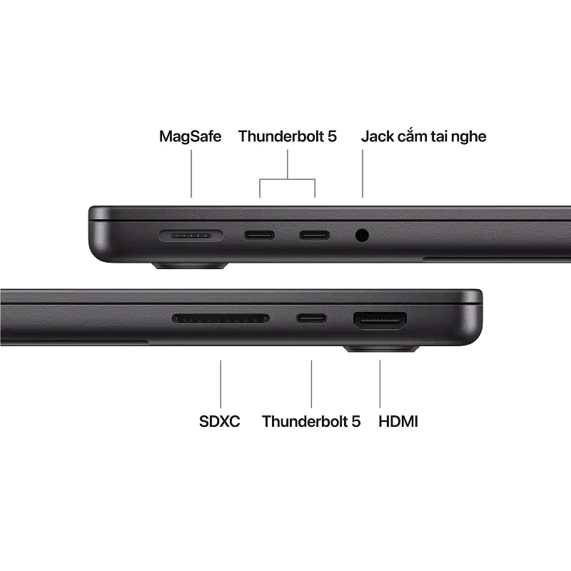 MÁY TÍNH XÁCH TAY APPLE M5 PRO CHIP/15C CPU/16C GPU/24GB RAM/2TB SSD/14.2