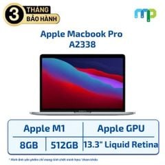MacBook Pro Apple A2338 M1/8GB/512GB/13.3 inch Like New