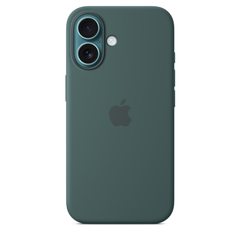 Ốp lưng iPhone 16 Silicone Case with MagSafe Lake Green MYY83FE/A