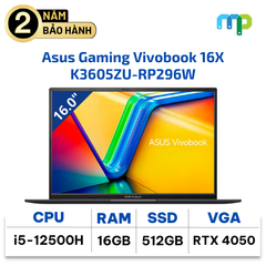 Laptop Asus Gaming Vivobook 16X K3605ZU-RP296W i5-12500H/16GB/512GB/16