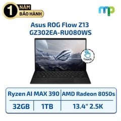Laptop Asus ROG Flow Z13 GZ302EA-RU080WS Ryzen AI MAX 390/32GB/SSD 1TB/AMD Radeon 8050s/13.4