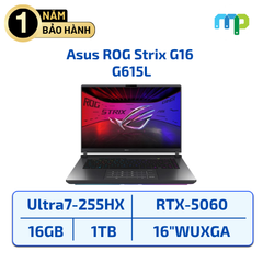 Laptop Asus ROG Strix G16 G615L Ultra7-255HX/16GB/SSD 1TB/RTX5060/16