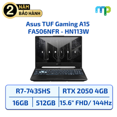 Laptop Asus TUF Gaming A15 FA506NFR - HN113W Ryzen 7-7435HS/16GB/SSD 512GB/RTX 2050 4GB/15.6