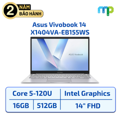 Laptop Asus Vivobook 14 X1404VA-EB155WS Core 5-120U/16GB/SSD 512GB/14