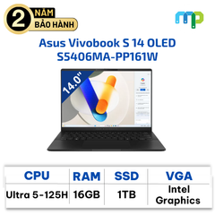 Laptop Asus Vivobook S14 Oled S5406MA PP161W Ultra 5-125H/16GB/1TB/14.0