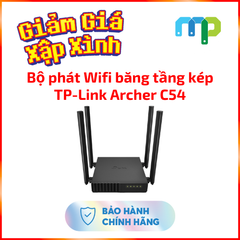 Bộ phát Wifi TP-Link Archer C54 (2 băng tần 2.4/5Ghz/AC1200)