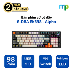 Bàn phím cơ có dây E-DRA EK398 Beta