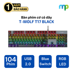 Bàn phím có dây T-WOLF T17 BLACK