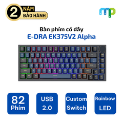Bàn phím cơ có dây E-DRA EK375V2 Alpha