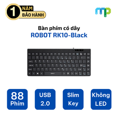 Bàn Phím Mini Có Dây ROBOT RK10-Black