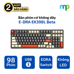 Bàn phím cơ không dây E-DRA EK398L Beta